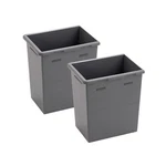Decked Deep Stash Bins 5.8L Gray Set Of 2 For Drawer System A0085-DSBN-GRY. Fixed Price $42.73.