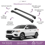 Piece Lockable Roof Rack Cross Bars Fit Nissan Pathfinder 2013-2020 -black. Fixed Price $114.90.
