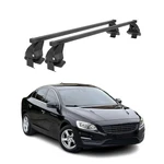 Smooth Roof Racks Cross Bars Luggage Carrier For Volvo S60 2011-2018 Black 2PCS. Fixed Price $199.99.