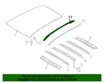New Genuine Nissan Rail Assy-roof Rack Lh 738216MA0A / 73821-6MA0A Oem. Fixed Price $937.45.
