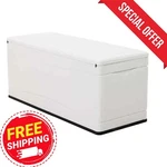 Resin Marine Dock Box Weather-resistant With Handles Lid Durable 130 Gal.. Fixed Price $289.97.