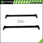 ?2X Fits 2012-2016 Honda Crv Cr-v Black Roof Top Rail Rack Cross Bars Carrier. Fixed Price $61.50.