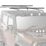 For Jeep Wrangler Jk 2018 Rugged Ridge Sherpa 56.5" Roof Rack Round Crossbars. Fixed Price $109.99.