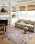 Loloi Adrian Collection ADR05 Sunset/charcoal 2'6" X 9'6", .19" Thick Runner Rug. Fixed Price $58.17.