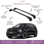 Fits Kia Niro 2023-2026 With Factory Rails 2PCS Roof Rack Cross Bars 165 Lbs. Fixed Price $116.91.