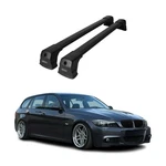 Fix Points Roof Racks Cross Bar For Bmw 3 Series E90 E91 2006-2012 Alu Black. Fixed Price $179.99.
