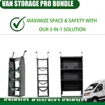 Heavy-duty Steel Van Storage Bundle Fits Ford/chevy/dodge Shelves&gas Tank Racks. Fixed Price $299.99.