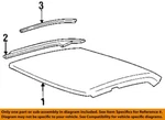 Gm Oem 92-99 Lesabre Roof Components-side Rail 25638723. Fixed Price $95.09.