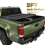 Soft Tri-fold Truck Bed Tonneau Cover Waterproof For 5FT 2016-2025 Toyota Tacoma. Fixed Price $158.69.