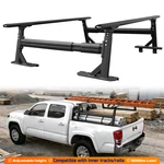 Aluminum Truck Bed Ladder Rack With Side Bars For Toyota Tacoma Jeep Gladiator. Fixed Price $409.00.