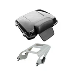 Black Razor Backrest Pad Fit For Harley Touring 09-13 W/ Chrome Rack. Fixed Price $221.12.