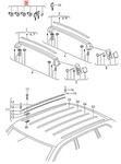 Genuine Vw Touareg 7LA Lock Cyl. 7L6898190. Fixed Price $92.84.