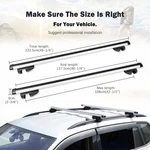 Aluminum Universal 46" Roof Rack Cross Bars Cargo Carrier For Suv Truck Va. Fixed Price $111.00.