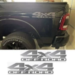 2X Matte Silver 4X4 Off Road Rear Trunk Side Decal For Dodge Ram 1500 2500 3500. Fixed Price $11.99.