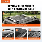 Vevor Universal Roof Rack 54" Aluminum Fit Suvs, Sedans. Fixed Price $90.79.