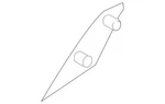 Genuine Ford Roof Luggage Carrier Side Rail Cap 8L8Z-17551A46-AA. Fixed Price $28.84.