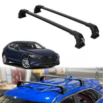 Erkul Roof Rack Cross Bars Fits Mazda 3 Hatchback 2019-2026 Lockable Black. Fixed Price $159.00.