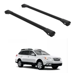 Roof Rack Cross Bars To Subaru Baja 2002-2006 Black Set Pcs. Fixed Price $121.26.