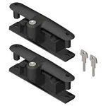 Yakima Locking Brackets For Securing Rooftop Cargo Warrior Baskets, Set 2. Fixed Price $74.95.