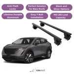 Erkul Roof Rack Crossbars For Nissan Ariya 2022-2025 Naked Aluminum Black. Fixed Price $260.91.