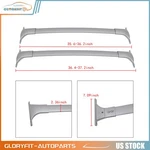 For 2010-2018 Infiniti QX50 Roof Rack Cross Bars Luggage Carrier Silver Rails. Fixed Price $73.25.