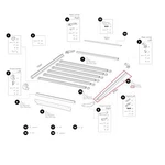 Thule Side Profile Bar 1711MM Caprock Platform Xxl. Fixed Price $223.13.