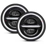 Pair 7" Inch Round Led Headlights Projector Hi/lo Beam For 1963-1978 Chevy Nova. Fixed Price $59.99.