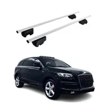 For Audi Q7 2007-2015 Omac U029420 Gray Flush-mounted Roof Rails Cross Bars. Fixed Price $129.99.
