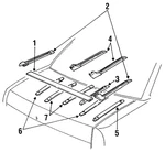 Genuine Gm Slat Insulator 10049632. Fixed Price $5.87.