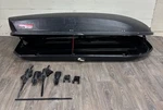 Yakima Skybox Carbonite 27 Cubic Feet Locking Roof Cargo With Hardware. Fixed Price $695.00.