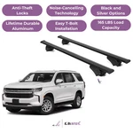 Erkul Roof Rack Cross Bars For Chevy Tahoe 2021-2026 With Flush Rails Black. Fixed Price $189.90.