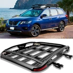 For Nissan Pathfinder 50" Roof Rack Cargo Basket Carrier Cross Bars W/ Led Light. Fixed Price $229.11.