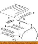 Gm Oem 07-14 Avalanche Cab Roof Components-side Rail 15793534. Fixed Price $268.61.