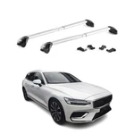 For Volvo V60 2020-2023 Omac G006109 Gray Flush-mounted Roof Rails Cross Bars. Fixed Price $129.99.