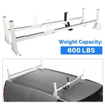 2-BAR Van Roof Ladder Rack Cross Ford E-150 E-250 E-350 E-series 1996-UP. Fixed Price $153.01.