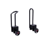 Steel Van Roof Ladder Rack And Truck Stopper 1 Pair - Black. Fixed Price $31.90.