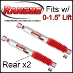 Rancho RS9000XL Rear Shock Absorbers Fit 1987-1995 Jeep Wrangler W/0-1.5" Lift. Fixed Price $268.95.