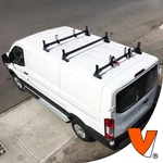 H1 3-BAR Steel Rack System Ford Transit 2015-PRESENT All Trims Black. Fixed Price $616.55.