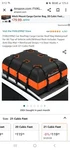 Fivklemnz Bag Cargo Carrier, 21 Cubic Feet Waterproof Rooftop. Fixed Price $50.00.