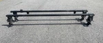 Thule Square Cross Bars Roof Rack With Foot Pack 50" 49.5" For Gutter - No Locks. Fixed Price $225.00.