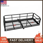 750 Lbs Folding Hitch Mount Cargo Carrier Basket For Suv, Rv, Truck, And Trailer. Fixed Price $149.68.