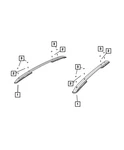 Genuine Mopar Roof Rack Side Rail Right 7DQ69U00AA. Fixed Price $628.71.