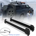 For Land Rover Defender Ski Snowboard Racks Mount Roof Top Fishing Pole Carrier. Fixed Price $119.86.