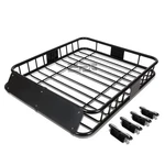 48"X40"MILD Steel Roof Rack Cargo Luggage Carrier Basket+wind Fairing/deflector. Fixed Price $115.88.
