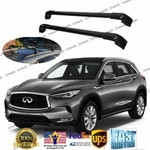 Top Roof Rack Fit Infiniti QX50 17-21 Black Baggage Luggage. Fixed Price $149.99.
