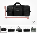 K-cliffs Large 30" Heavy Duty Rectangle Cargo Duffel, Travel Roof Top, Gym Bag. Fixed Price $36.30.