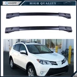 For 2013-2018 Toyota RAV4 Roof Rack Cross Bars Adjustable Cargo Carrier Black. Fixed Price $57.09.