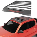 Steel Roof Cargo Rack W/ 130W Led Light Bar Fit Toyota Tacoma 2005-23 Double Cab. Fixed Price $259.99.