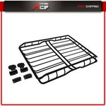 L64" X W36.6" H5.9" Heavy-duty Universal Steel Roof Rack Basket Black. Fixed Price $376.75.