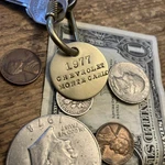 1977 Chevrolet Monte Carlo Brass Key Fob. Fixed Price $15.95.